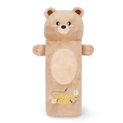 Imagen de Legami Estuche Super Soft, Tema Teddy Bear, Blando, cartón con Dibujo para Colorear Incluido, 100% poliéster, Soft Pencil Case