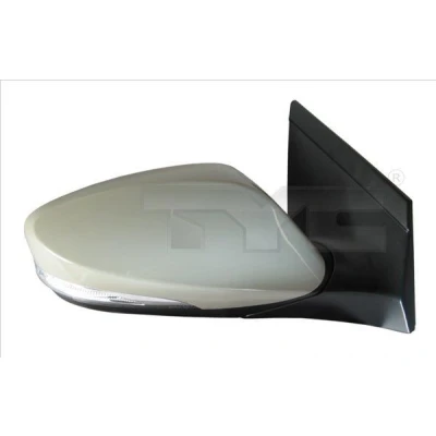 Imagen de Espejo retrovisor Tyc 313 0083 derecha imprimado para ajuste elect. espejo, convexo, calefactable, abatible eléctricamente HYUNDAI: i30 II Hatchback