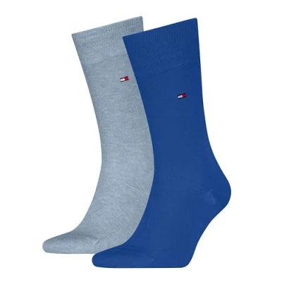 Imagen de Tommy Hilfiger Classic Calcetines clásicos, Negro/Arena, 43 46 Hombres