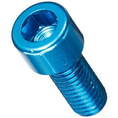 Imagen de XLC 2503215009 Tornillos para Soporte de Botella Agua, Unisex, Azul, 10 x 5 cm