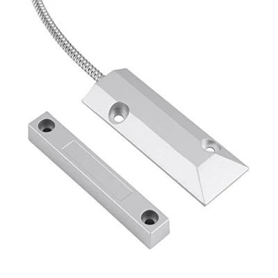 Imagen de Interruptor de contacto magnético, detector sensor cableado ventana puerta, para seguridad alarma garaje doméstico