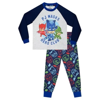 Imagen de PJ Masks Pijama Niños Owlette, Gekko, Catboy Pijamas para Ninos Niño Invierno Multicolore 8 9 años