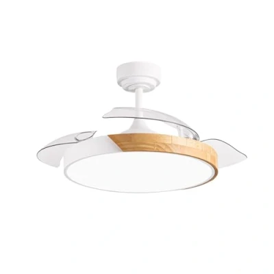 Imagen de wonderlamp Ventilador aspas plegables LED 46W Terno Mini Blanco 3 CCT Regulable