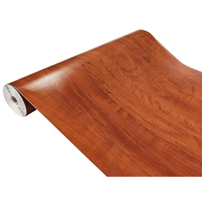 Imagen de DecoMeister Vinilo Imitacion de Madera Calwados Papel Adhesivo Para Muebles Autoadhesivo Lámina Decorativa Cocina Pared Puertas Forrar En Rollo Aspecto 90 x 210 cm