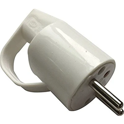 Imagen de Dio dio043069 enchufe macho 2 polos con tierra a anillo, Blanco, DIO043071