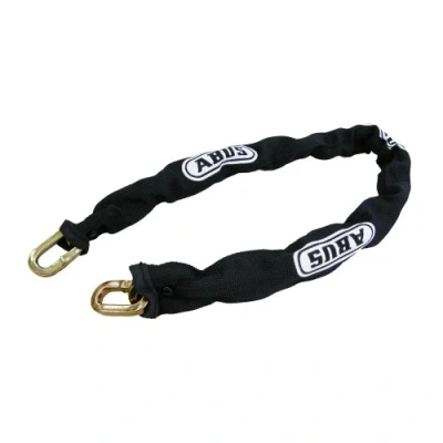 Imagen de ABUS cadena 6KS para asegurar bicicletas, objetos y más de 6 mm grosor se puede combinar con un candado 65 cm largo, negro