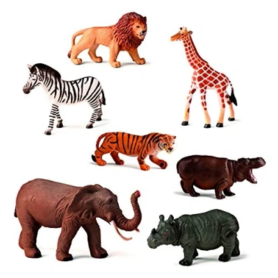 Imagen de Miniland Educational Bote con Animales de Selva, 7 Piezas (154184)