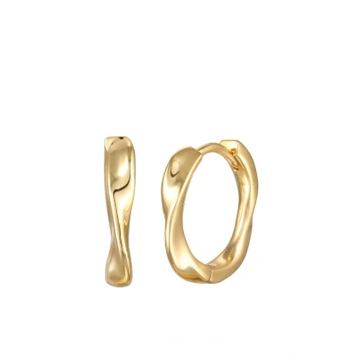Imagen de Elli Twisted Hoops Pendientes goldcoloured, Mujer, Talla: One Size, Gold coloured
