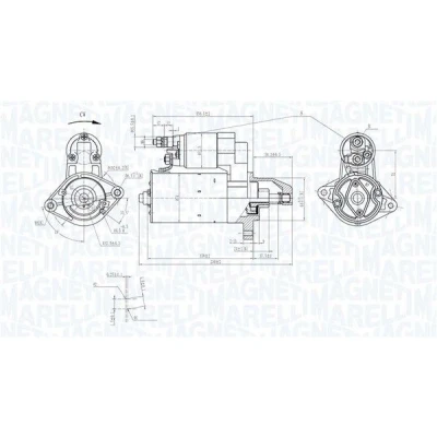 Imagen de Motor de arranque MAGNETI MARELLI 063721535010
