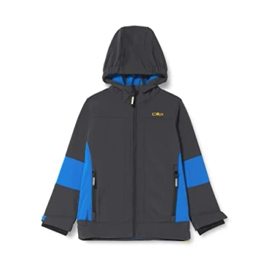 Imagen de CMP Chaqueta para niño FIX con capucha, 09um Antracite / Royal, 164 cm