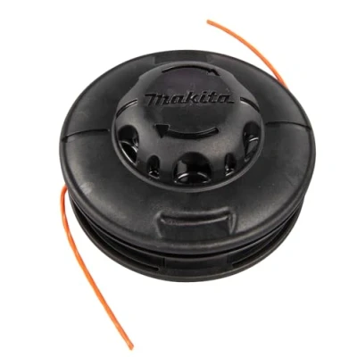 Imagen de Makita 191D93 3 Tap&amp;Go Cabezal de 2 hilos M10 x 1,25, rosca izquierda, diámetro 130 mm, con hilo 2,4 4 metros largo, punta automática, apto para desbrozadora inalámbrica y