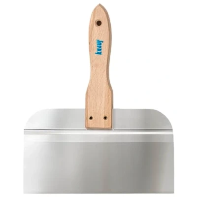 Imagen de Knauf Espátula ancha para juntas de 200 mm acero inoxidable trabajos masilla gran superficie en placas yeso, bordes HRK y HRAK