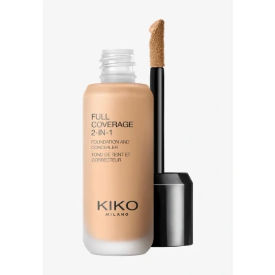 Imagen de KIKO Milano Full Coverage 2 in 1 Foundation &amp; Concealer, Base De Maquillaje Y Corrector En 1, Alta Cobertura, R60 Rose 60