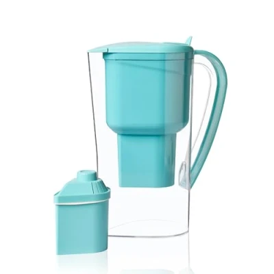 Imagen de Alkanatur Jarra Drops Filtradora de Agua Baja Emisión Magnesio Hidrogena + Ioniza Aporta Elimina Cloro Metales Bacterias Normativa UNE 149101:2015 (0011)