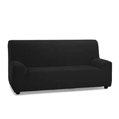 Imagen de Martina Home Funda Sofá Elástico Túnez 3 Plazas Negro