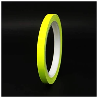 Imagen de Finest Folia 10m tira decorativa autoadhesiva para coche moto barco modelismo bicicleta muchos colores y anchos la artesanía (Amarillo neón, 9mm)