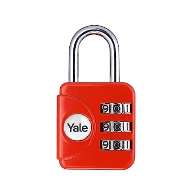 Imagen de Yale YP1/28/121/1R Candado de Viaje Combinado, Rosso, 28 mm
