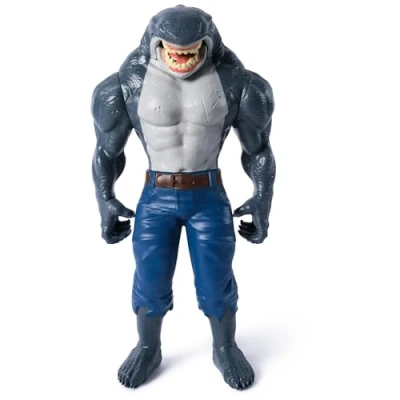 Imagen de DC Comics, Batman Giant Series King Shark Figura de acción superhéroe coleccionable 12 pulgadas para niños y niñas a partir 3 años