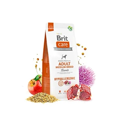 Imagen de Brit Care Hypoallergenic Adult Medium Breed Lamb Dry Dog Food 12 kg