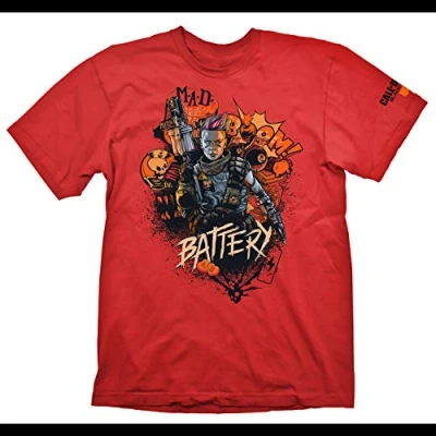 Imagen de Call of Duty: Black Ops 4 Camiseta S Battery Red