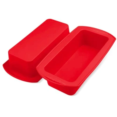 Imagen de tekenewbse 2 Piezas, Molde Rectangular de Silicona para Bizcocho, Reposteria Antiadherente Hornear Pan, Pasteles, Tostadas