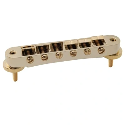 Imagen de Musiclily Pro 52mm Puente ABR 1 Tune o matic Cuerpo Ancho para Guitarra Eléctrica tipo Epiphone Les Paul SG, Dorado