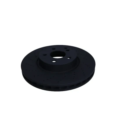 Imagen de QUARO QD2084HC Disco de freno 322 32 5 112 perforado/ventil. int. barnizado altamente carbonizado sin buje rueda, perno sujeción rueda