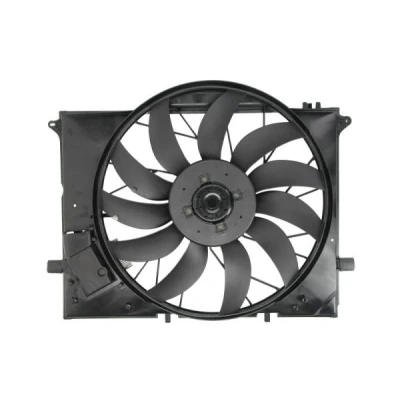 Imagen de THERMOTEC D8M004TT Ventilador de radiador 525 12 380 con bastidor (armazón) unidad control MERCEDES BENZ: Clase S Berlina