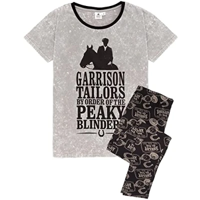 Imagen de Peaky Blinders Pájaros Pijamas Mujeres Camiseta y Leggings Fondos PJ Set XL