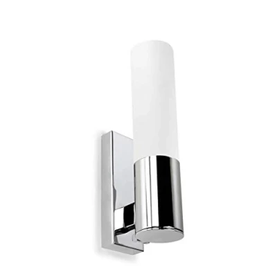 Imagen de Leds c4 dresde on Aplique con toma corriente cromo/cristal
