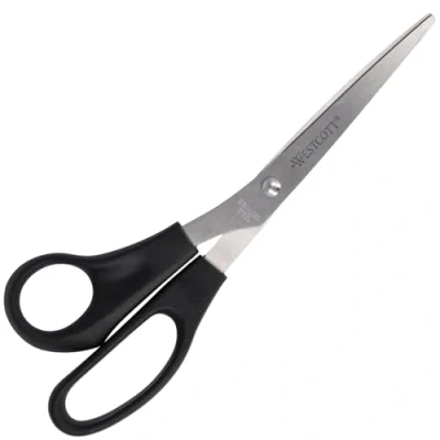 Imagen de Westcott E 31182 00 Tijeras de oficina, acero inoxidable, 21 cm, 8 pulgadas, color negro