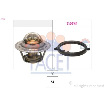 Imagen de FACET 7.7972 Termostato, refrigerante 54 FORD: Transit Connect V408 Furgón, FIESTA 7