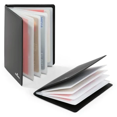 Imagen de Durable 230958 tarjetero para tarjetas de crédito con fundas protección rfid, 8 tarjetas, negro