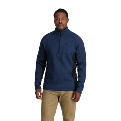 Imagen de Spyder Outbound 1/2 Zip Fleece Chaqueta, Hombre, True Navy, L