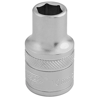 Imagen de Draper 16598 Llave de vaso cuadrada 6 puntos 1/2 pulgada, tamaño 10 mm