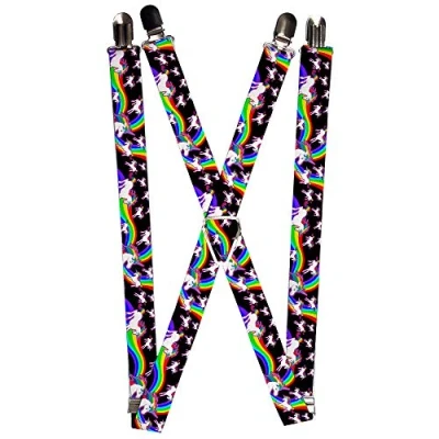 Imagen de Buckle Down Hosenträger Einhörner Suspensores, Multicolor, Taille Unique para Hombre