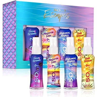 Imagen de So…? Summer Escapes Womens Gift Sets Bundle, Body Mist Fragrance Spray (4x50ml)