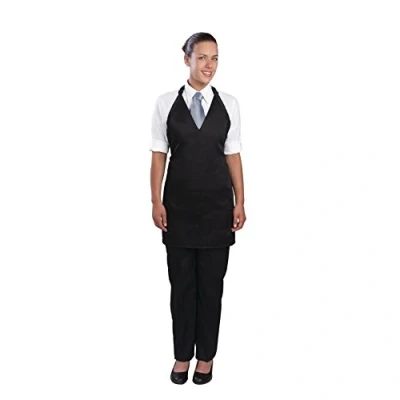 Imagen de Nextday Catering, A709 Delantal unisex de polialgodón, color negro