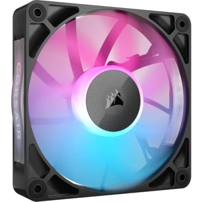 Imagen de CORSAIR iCUE Link RX120 RGB Ventilador PWM de 120 mm Rodamiento Cúpula Magnética Único Negro