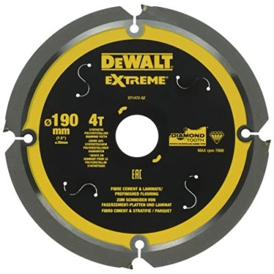 Imagen de DeWalt DT1472 QZ Hojas para corte de multi material (fibrocemento), 190 x 30 mm, 4D