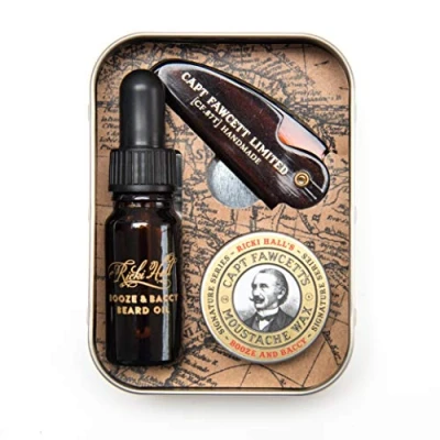 Imagen de Captain Fawcett Grooming Survival Kit Ricki Hall Booze &amp; Baccy 100 g