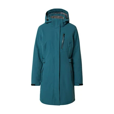 Imagen de Killtec womens Parka funcional con capucha cremallera KOW 165 WMN PRK, petróleo, 36, 37726 000