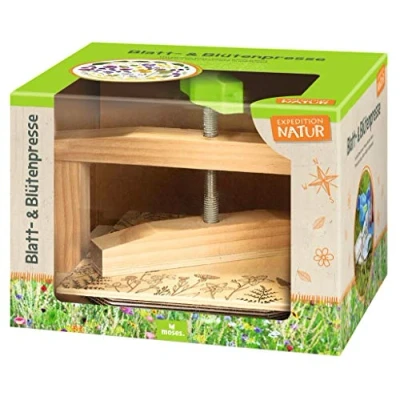 Imagen de moses Flor Prensa de Flores, Color Madera, Verde, Mittel (9827)