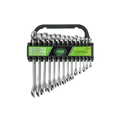 Imagen de JBM 50560 Pack de 14 llaves combinadas