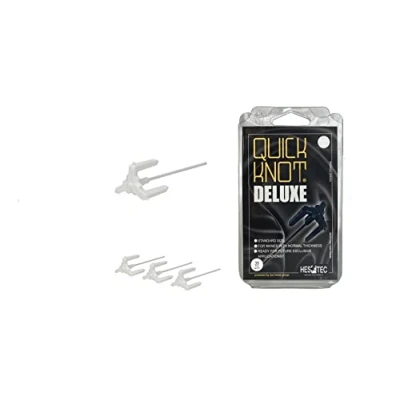 Imagen de Quick Knot® Deluxe Pinza para caballos Adecuado y ponis Reutilizable (Blanco, Estándar)