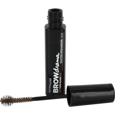 Imagen de Maybelline New York Máscara de Cejas Brow Drama, Tono Dark Brown