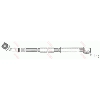 Imagen de TRW PHD442 Latiguillos de Freno 454 3/8 24 UNF JEEP: Cherokee II, WRANGLER 2