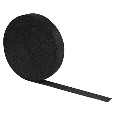 Imagen de RETON 10 yardas negro Nylon Heavy correa de correas (15mm)