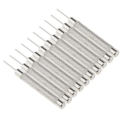 Imagen de 10 piezas de 0,7 mm para reloj enlace, removedor pines, banda perforación, herramienta reparación pulseras