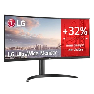 Imagen de Monitor LG 34WQ75C B, 34&quot;, WQHD, 5 ms, 50/60 Hz, Negro